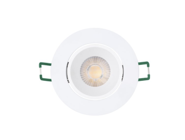 Sylvania Start Spot - spot encastré - Ø 86 mm, 72 mm encastré - 9W LED dimmable inclus - IP44 - 4000K - blanc