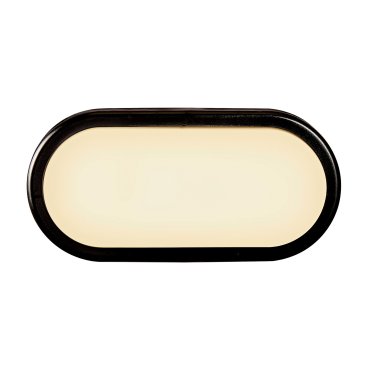 Nordlux Cuba Outdoor Energy Oval - applique et plafonnier - 20,5 x 10 x 4,3 cm - 6,5W LED inclus. - IP54 -  noir