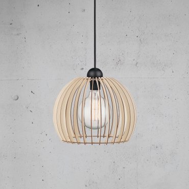 Nordlux Chino 30 - lampe suspendue - Ø 30 x 276 cm - brun clair