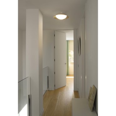 Faro Side - applique murale/plafonnier - Ø 39 x 11 cm - 15W LED inclus - noir et or