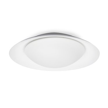 Faro Side - applique murale/plafonnier - Ø 39 x 11 cm - 15W LED inclus - blanc mat