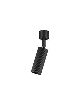 Nova Luce Comet - plafonnier - Ø 4 x 17 cm - noir sablé