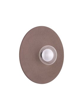 Nova Luce Vrahos - applique murale - Ø 45 x 20,5 cm - rouge terrazzo