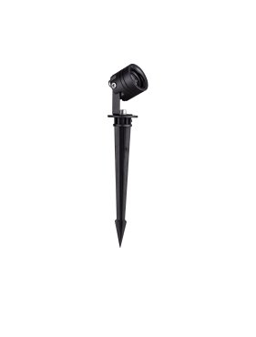 Nova Luce Sento - spot sur piquet - Ø 3,5 x 5 cm - 3W LED inclus - IP65 - anthracite foncé