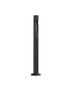 Nova Luce Nooi - lampe de jardin - Ø 10,5 x 60 cm - 6W LED inclus - IP65 - anthracite foncé