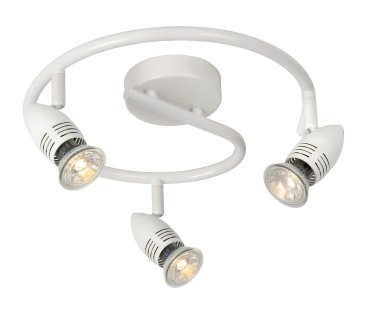 Lucide Caro 3 - spot en saillie - Ø 31 x 13 cm - 3 x 5W LED inclus - blanc