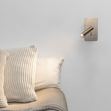 Faro Suau - applique murale avec interrupteur - 9,5 x 14 x 17 cm - 3W LED inclus - bronze