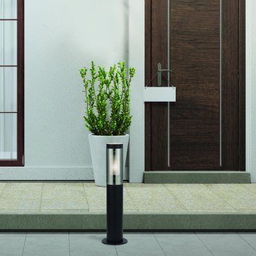 Searchlight Batton - lampe de jardin - Ø 12 x 45 cm - IP44 - noir