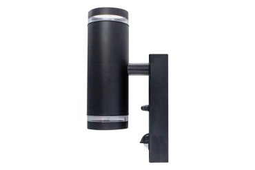Integral LED Malaga – applique murale extérieure avec détecteur de mouvement – 6,8 × 11,6 × 21,6 cm – IP54 – noir