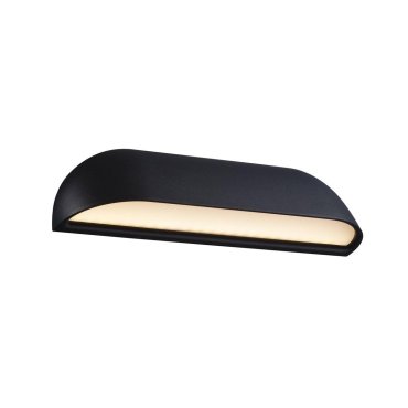 Nordlux Front - applique murale extérieure - 26 x 6,8 cm - 8W LED inclus - IP44 - noir