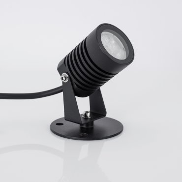 Nova Luce Fend - spot au sol - 7 x 5 x 12 cm - 5W LED inclus - IP65 - noir