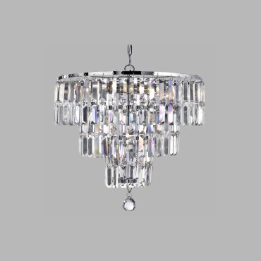 Searchlight Empire - lustre - Ø 48 x 97 cm - chrome