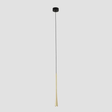 Faro Diana 400 - lampe suspendue - Ø 3,2 x 40 cm - 6W LED inclus - or satiné