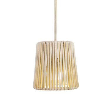 New Garden Conta Mini - lampe suspendue avec source lumineuse rechargeable et télécommande - Ø14,5 x 314,6 cm - 3W LED inclus - IP54 - blanc