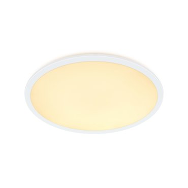 Nordlux Oja - plafonnier - Ø 60 x 3,2 cm - fonction Moodmaker à 3 niveaux (2700K) - 38W LED inclus - blanc