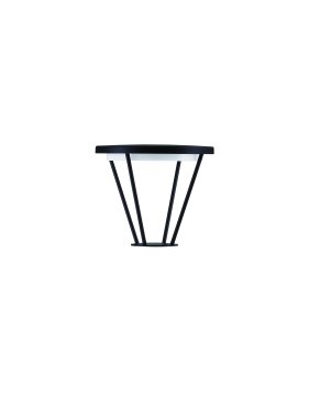 Nova Luce Virtus - lampe à poser - Ø 30 x 27 cm - 16W LED inclus - IP65 - anthracite foncé