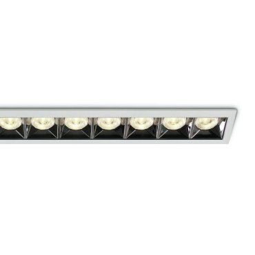 ONE Light Mirror Square Boxes - spot encastré - 395 x 54 mm, 386 x 45 mm taille d'encastrement - 40W LED inclus - blanc