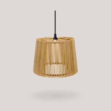 New Garden Okinawa 40 - lampe suspendue - Ø 39 x 28 cm - IP44 - brun