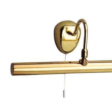 Searchlight Picture Lights - applique murale avec interrupteur à tirette - 36 x 13 cm - laiton poli