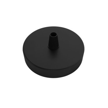 Creative Cables Mini - rosace de plafond - Ø 8,3 x 2,5 cm - noir
