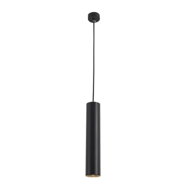 Nova Luce Gia - lampe suspendue - Ø 6 x 170 cm - noir