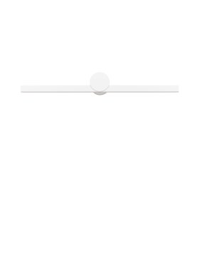 Nova Luce Breggo - applique murale - 61 x 7,5 x 10 cm - 12W LED inclus - IP54 - blanc sablé