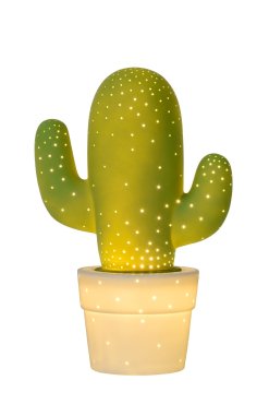 Lucide Cactus - lampe à poser - 19 x 19 x 29,5 cm - vert