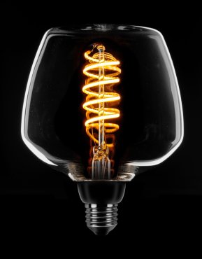 ETH LED Spiral Deco - E27 - 3 niveaux de gradation - 7W - transparent