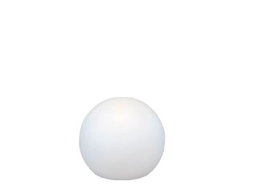 New Garden Buly 40 - lampe de table solaire - Ø 40 x 26,5 x 35 cm - 1W RGB LED inclus - IP68 - blanc