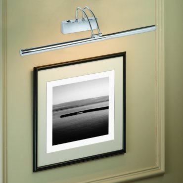 Searchlight LED Picture Lights - applique murale avec interrupteur - 68 x 11,5 cm - 13W LED inclus - chrome