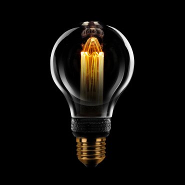 ETH Standard LED Filament - E27 - 3 niveaux de gradation - 5W - 1800K - fumé et transparent