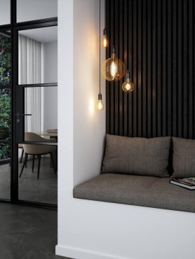 Nordlux Smart LED bulb - éclairage intelligent - Ø 6 x 10,5 cm - E27 - 4,7W - fonction dimming via app - ambre