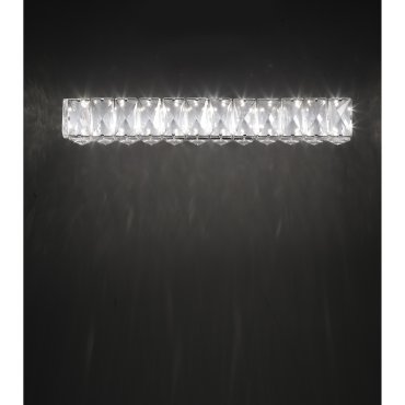 Nova Luce Corona - applique murale - 40 x 7 x 7 cm - 8W LED inclus - chrome