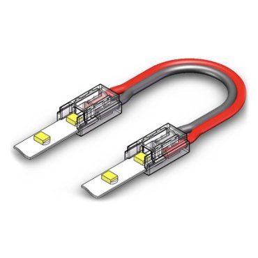 Roi Du Luminaire - connecteur double avec câble de 15 cm - pour ruban LED SMD 5 mm monocolore