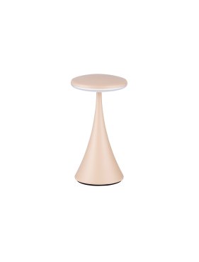 Nova Luce Elbo - lampe de table rechargeable pour extérieur - Ø 9 x 17 cm - 2W dimmable LED inclus - IP54 - crème