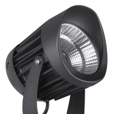 Nova Luce North - spot au sol - Ø 15 x 20,5 cm - 30W LED inclus - IP65 - noir