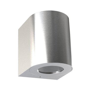 Nordlux Canto 2 - applique murale extérieure - 8,7 x 10,4 cm - 2 x 6W LED inclus - IP44 - acier inoxydable