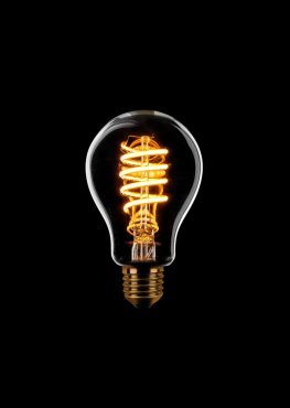 ETH Standard Spiral LED Filament - E27 - 7W - 3 niveaux de gradation - 2200K - or