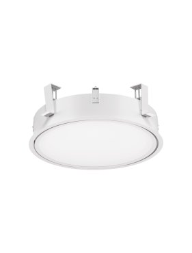 Nova Luce Perfect Profile Trimless - spot encastré - Ø 440 mm, 420 mm encastré - 24W LED dimmable inclus - 3000K - blanc