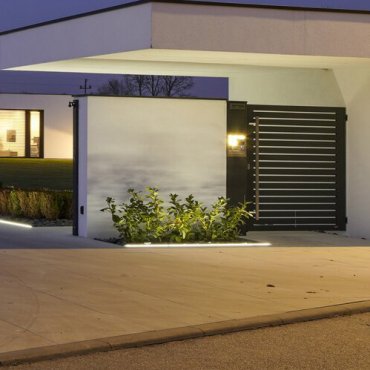 Roi Du Luminaire Recessed Beam - éclairage linéaire extérieur encastré - 100 x 3 cm - 4,7W LED inclus - IP67 - blanc et argent anodisé