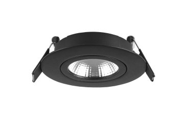 Integral LED Lux Ultra Slim - spot à encastrer - Ø 83 mm, Ø 65 mm à encastrer - LED 6,5W dimmable inclus - noir