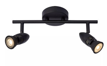 Lucide Caro - spot en saillie - 32 x 9 x 13 cm - noir