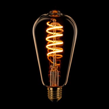 ETH Filament LED Edison Spiral - E27 - 8W dimmable - 2200K - or