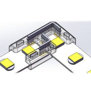 Roi Du Luminaire - connecteur d’angle à 90 degrés - pour ruban LED SMD 10 mm monocolore