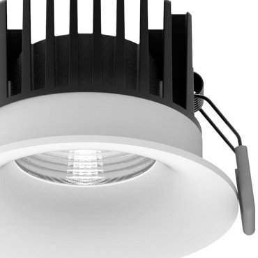 Nova Luce Blade - spot à encastrer - Ø 85 mm, Ø 80 mm à encastrer - 12W LED inclus - IP65 - blanc