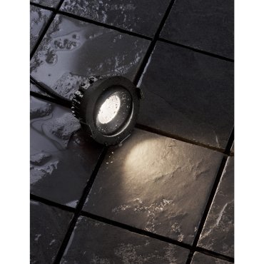 Nova Luce Blade - spot à encastrer - Ø 90 mm, Ø 80 mm à encastrer - 12W LED inclus - IP65 - noir