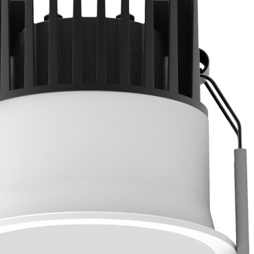 Nova Luce Blade - spot à encastrer - Ø 78 mm, Ø 72 mm à encastrer - 12W LED inclus - IP65 - blanc