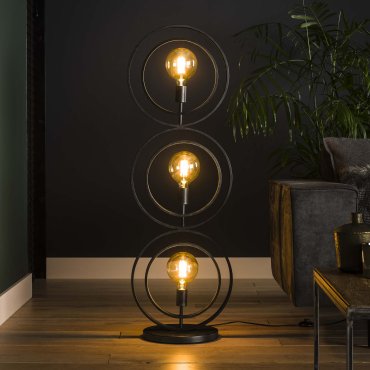 Vico Turn - lampadaire - 40 x 30 x 124 cm - anthracite