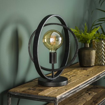 Vico Turn - lampe à poser - 40 x 30 x 4 cm - anthracite