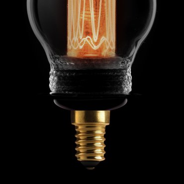 ETH LED Filament Ball - E14 - 2,3W dimmable - 1800K - titane fumé